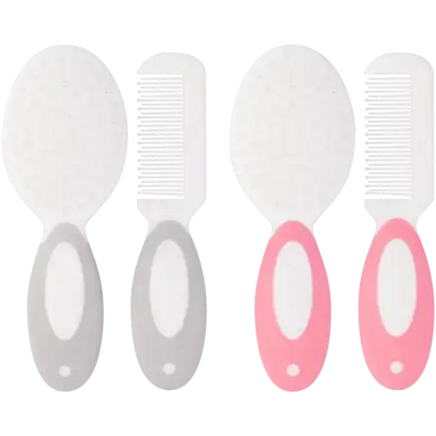 Image of Jolly Tots Brush & Comb Set 2 Piece (Colour May Vary)