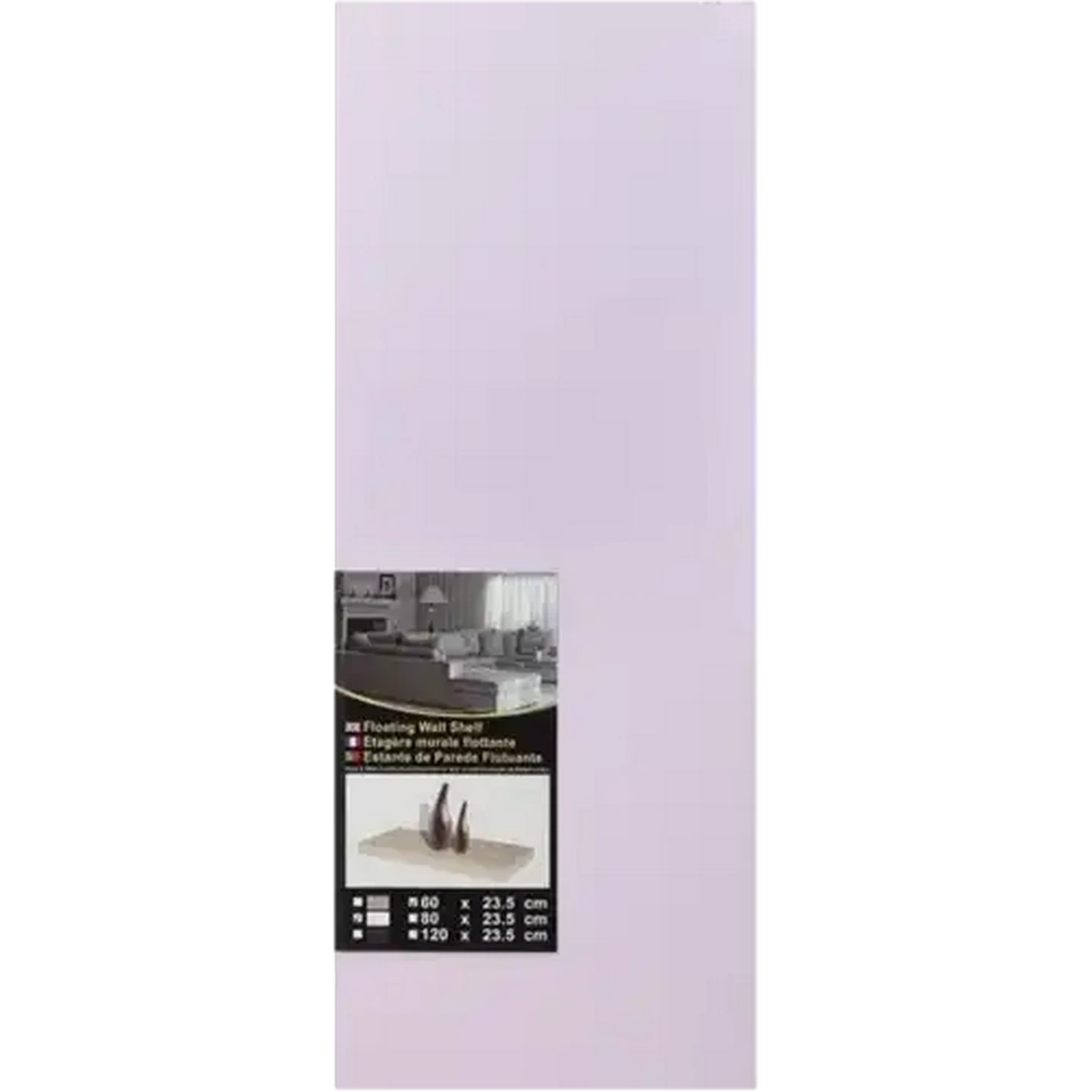 Image of Quality White Floating Shelf 60cm
