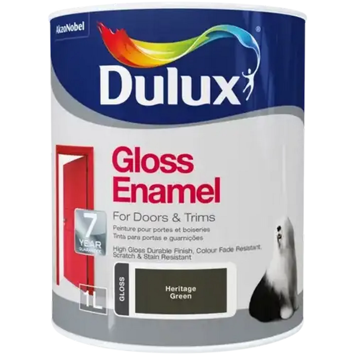 Image of Dulux Heritage Green Gloss Enamel 1L