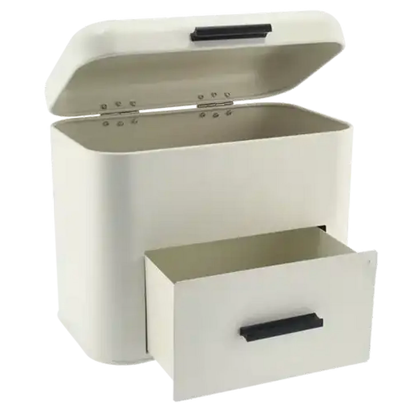 Image of Cream Extra Large Bread Bin & Canister Set 4 Piece