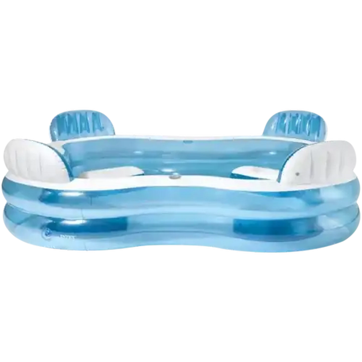 Image of Intex Blue & White Swim Centre Inflatable Pool Lounger 229 x 229 x 66cm