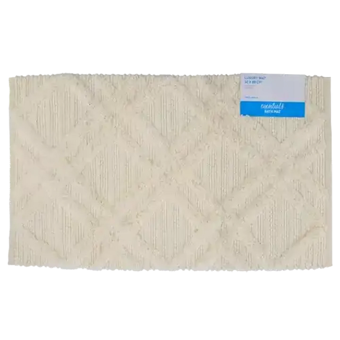 Image of Essentials Ivory Bath Mat 50 x 80cm