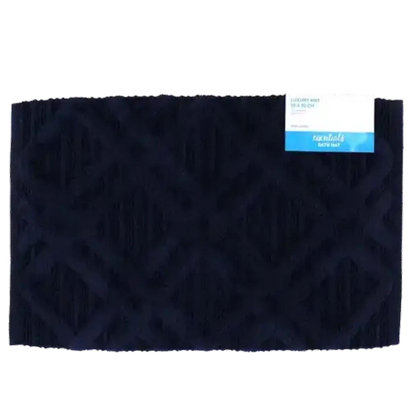 Image of Essentials Navy Bath Mat 50 x 80cm
