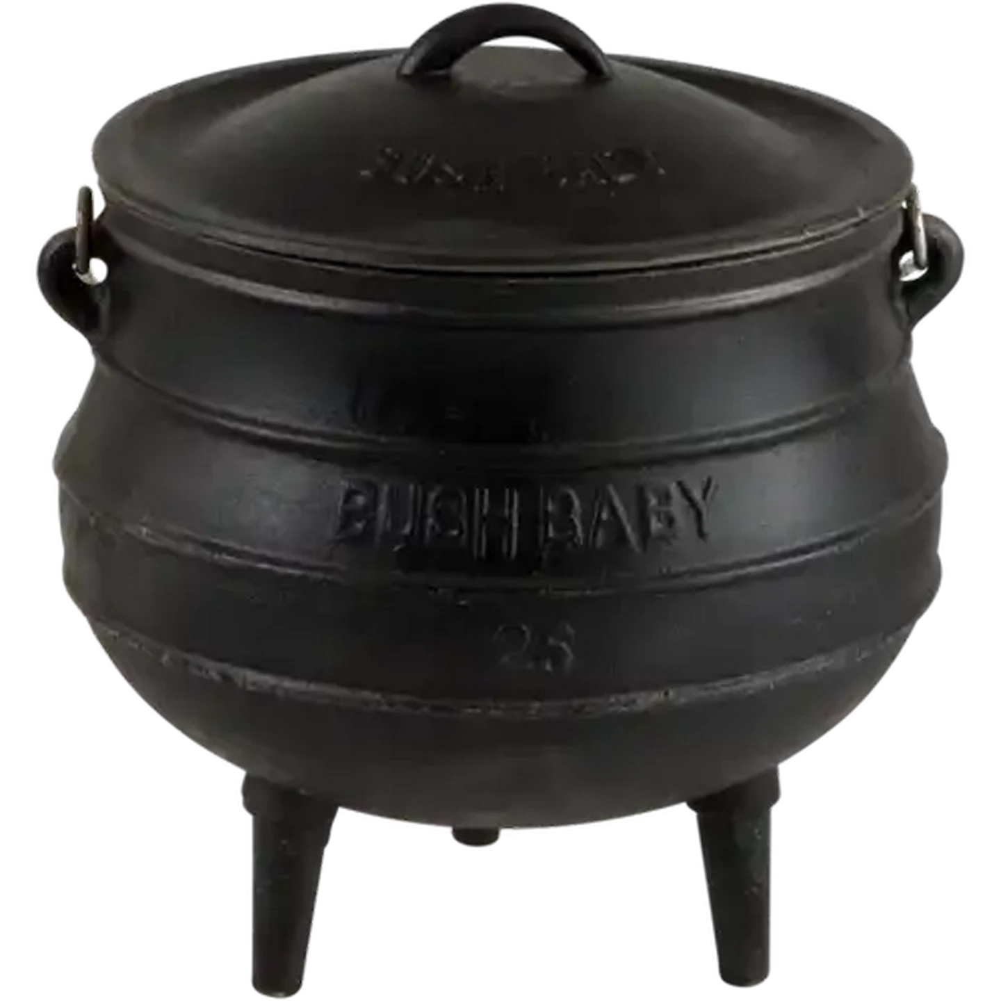 Image of Bush Baby Black No. 25 Cast Iron Potjie Pot