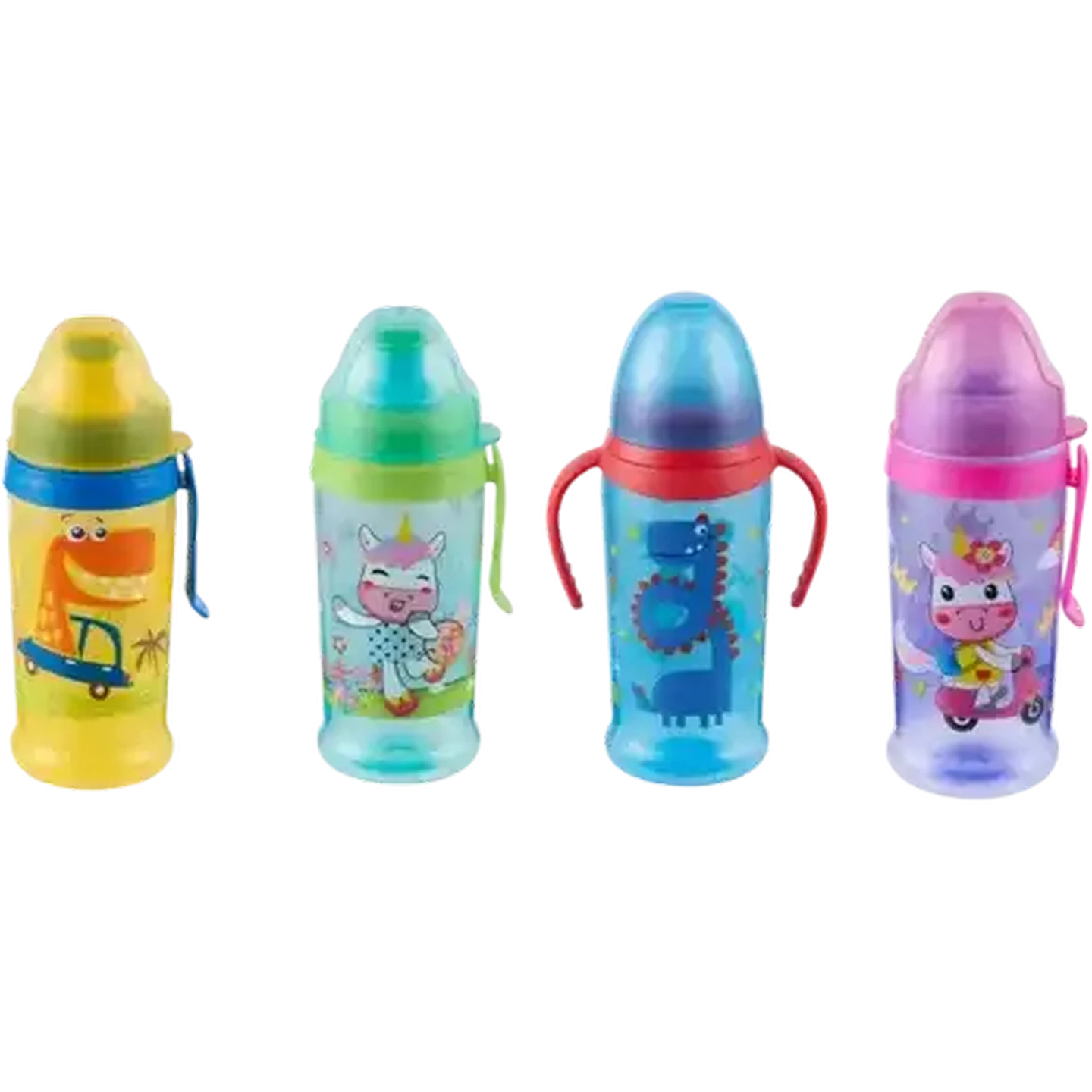 Image of Jolly Tots 360ml Clip 'N Go Sipper Bottle 6 Months+ (Print May Vary)