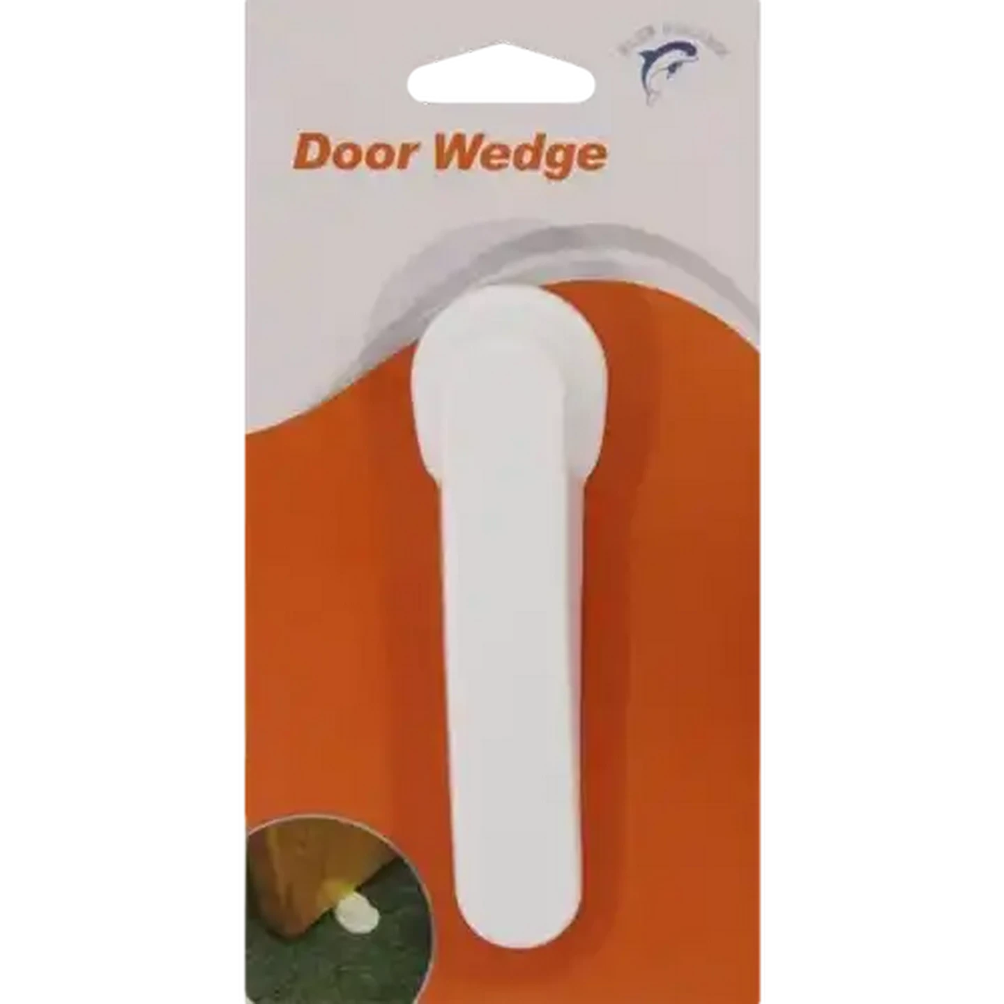 Image of Blue Dolphin White Door Wedge