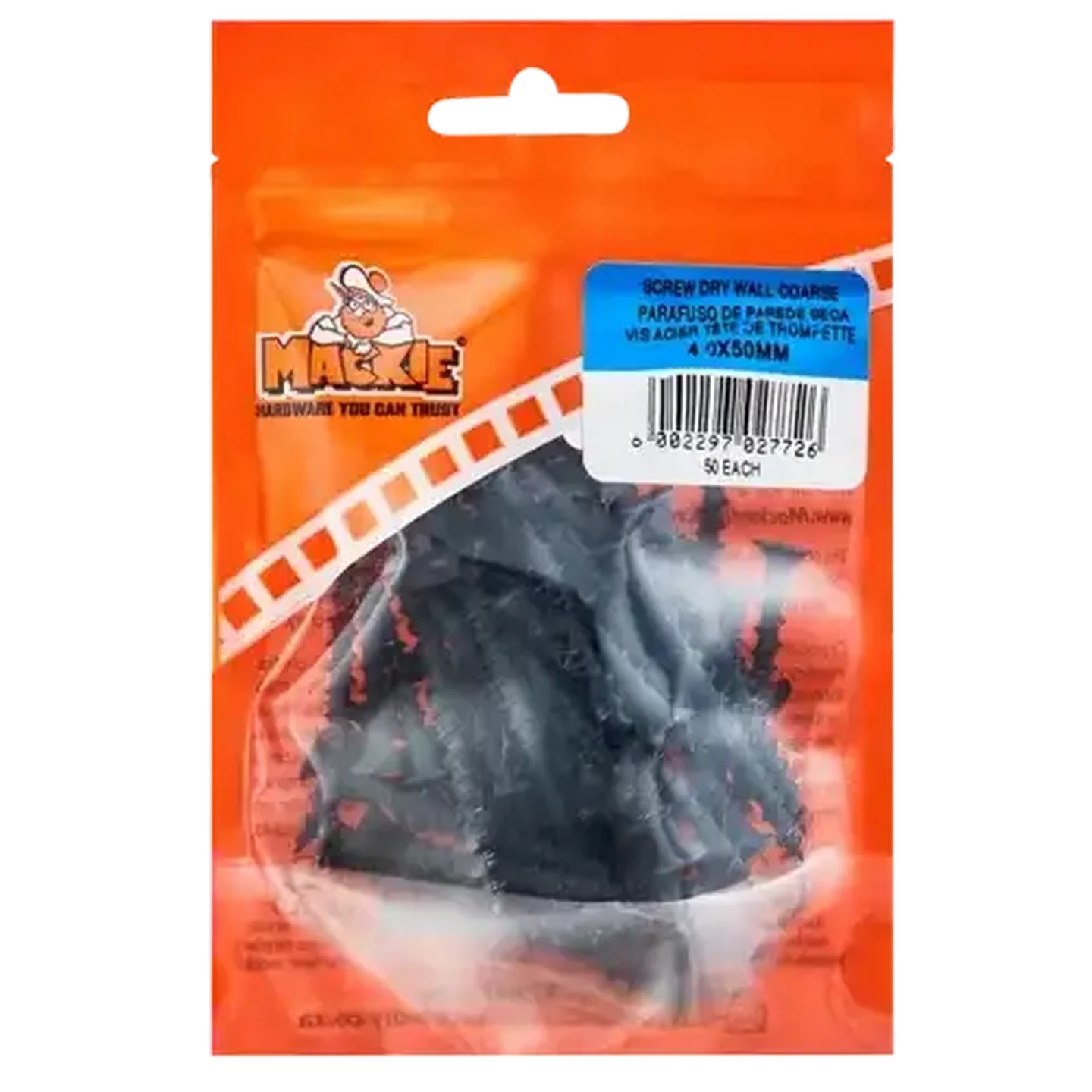 Image of Mackie Dry Wall Screw 4.0 x 50mm 25 Piece