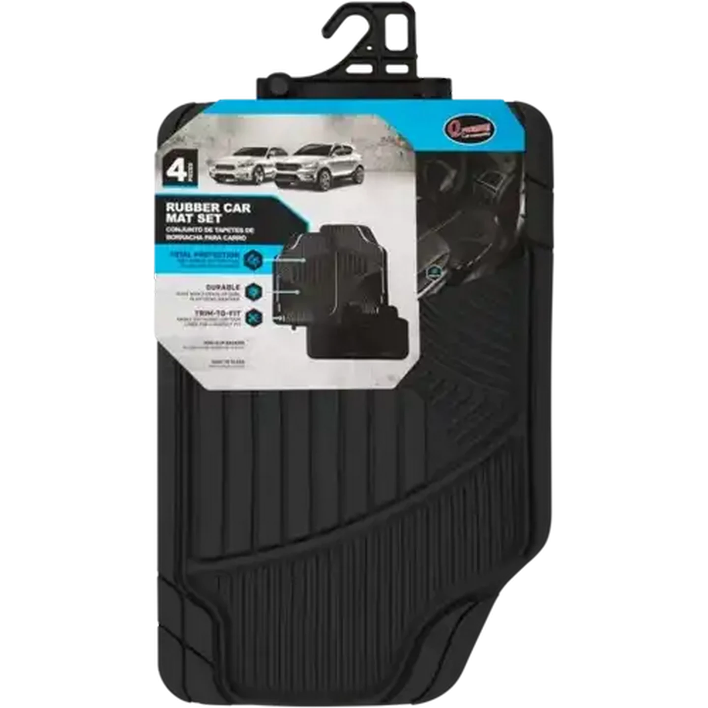 Image of Q Premium Rubber Car Mat Set 4 Piece