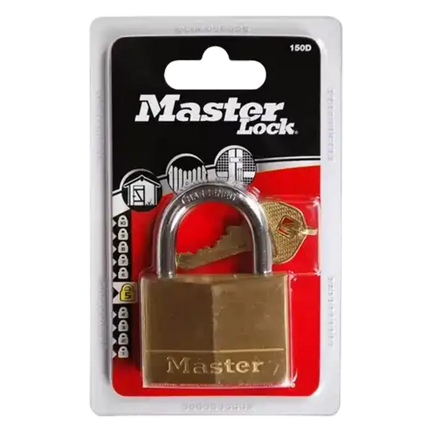 Image of Master Lock Brass Padlock 50mm