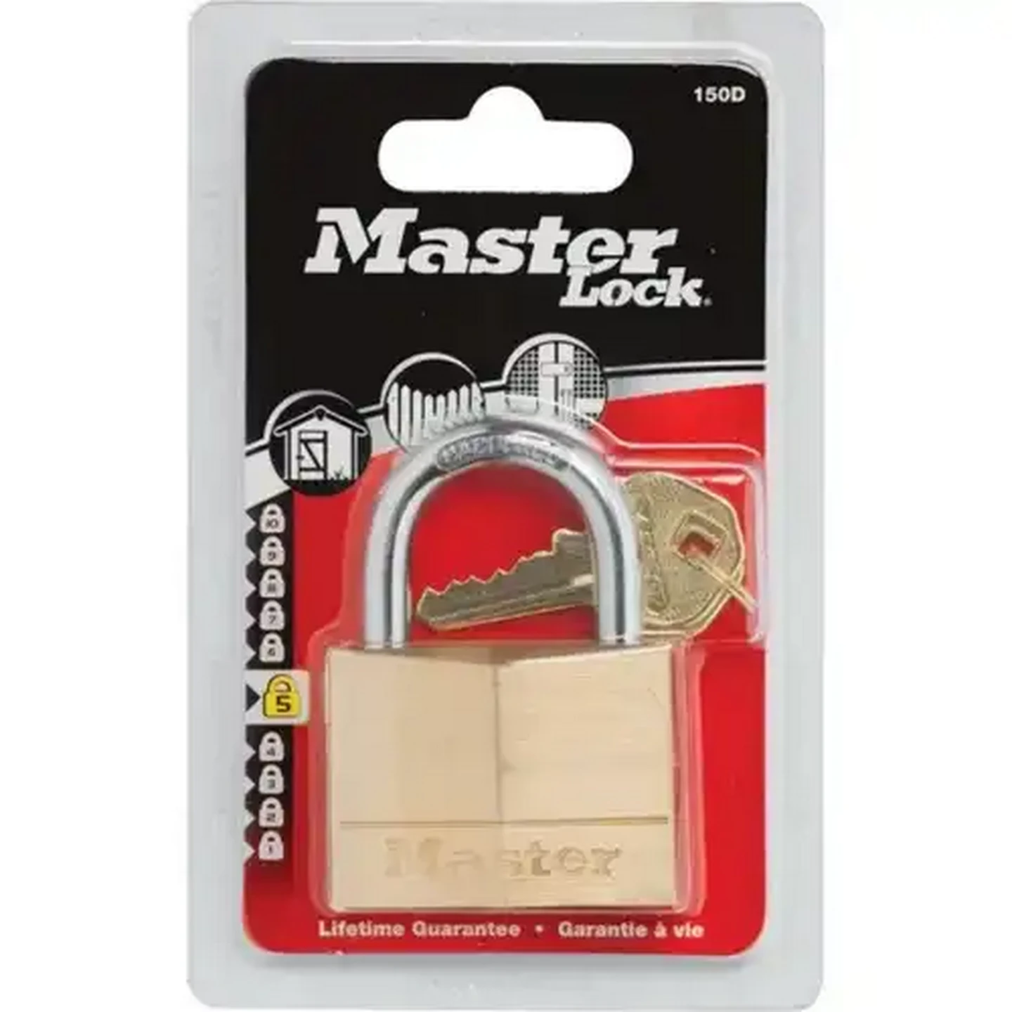 Image of Master Lock Brass Padlock 50mm