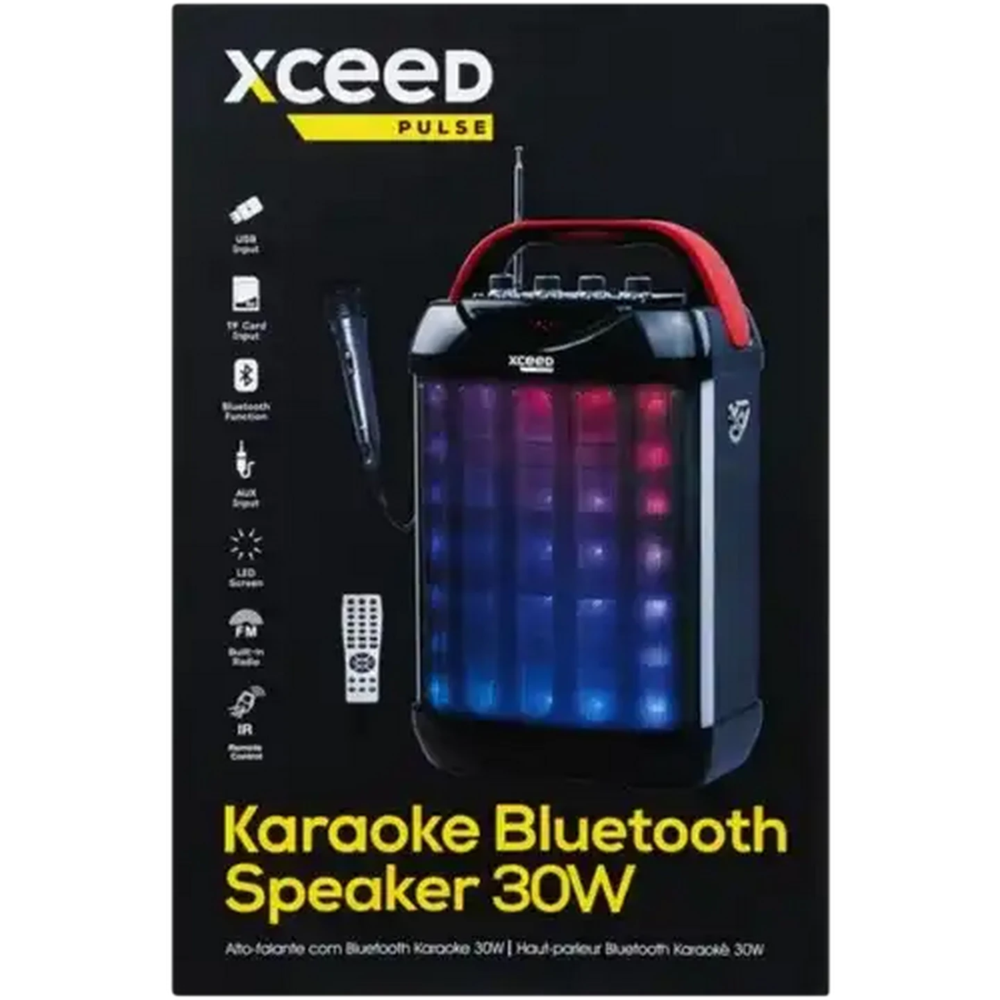 Image of Xceed Pulse Bluetooth Karaoke Speaker 30W