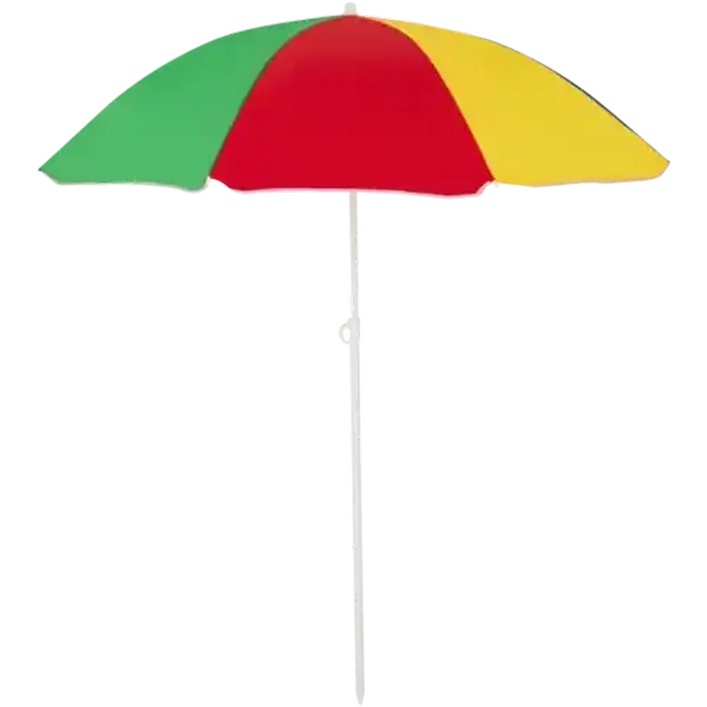 Image of Jada Multi-Coloured Nylon Beach Umbrella 1.8m