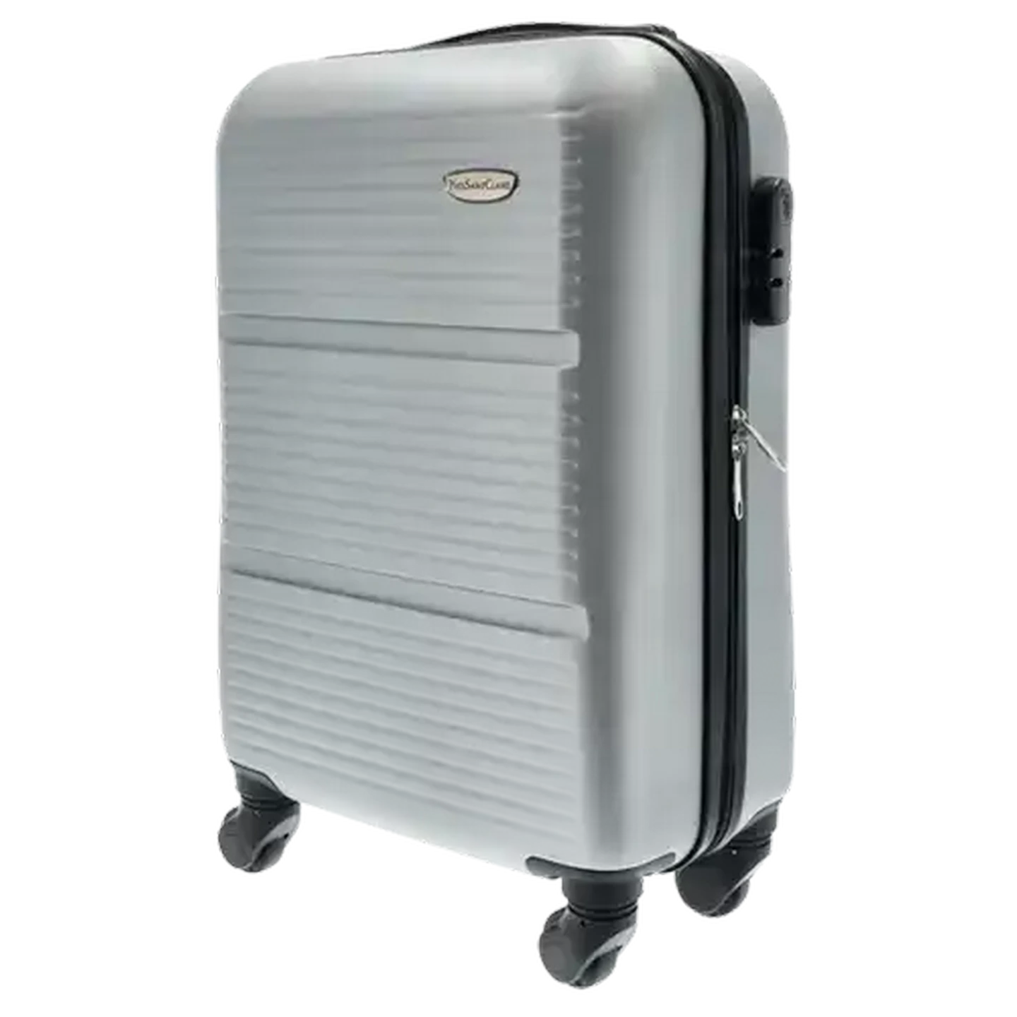 Image of Yves Saint Claire Silver Racer Trolley Case 50cm