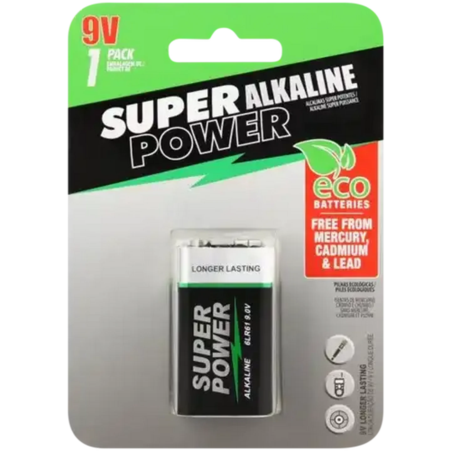 Image of Super Power Alkaline Battery 9V