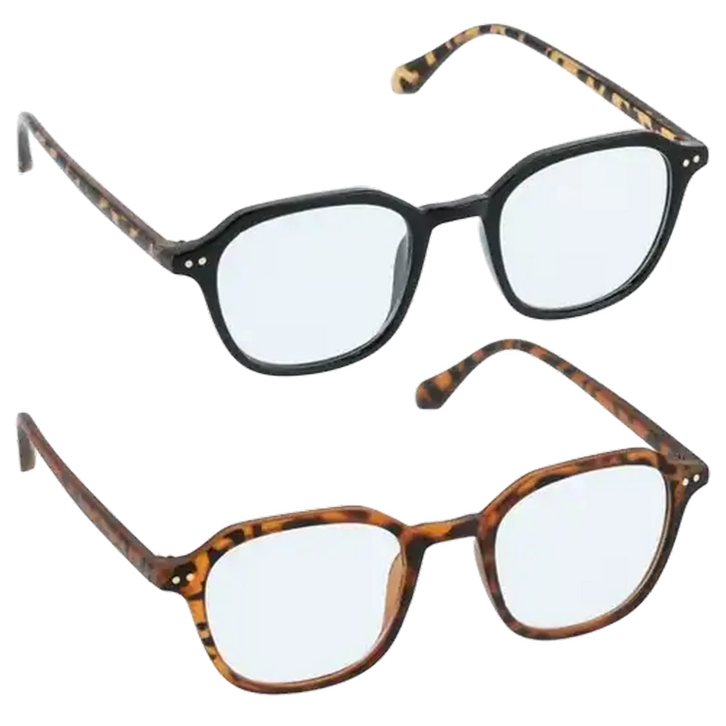 Image of LENZO Designer Eyes +2.5 Two Tone Frame Reading Glasses (Colour May Vary)​