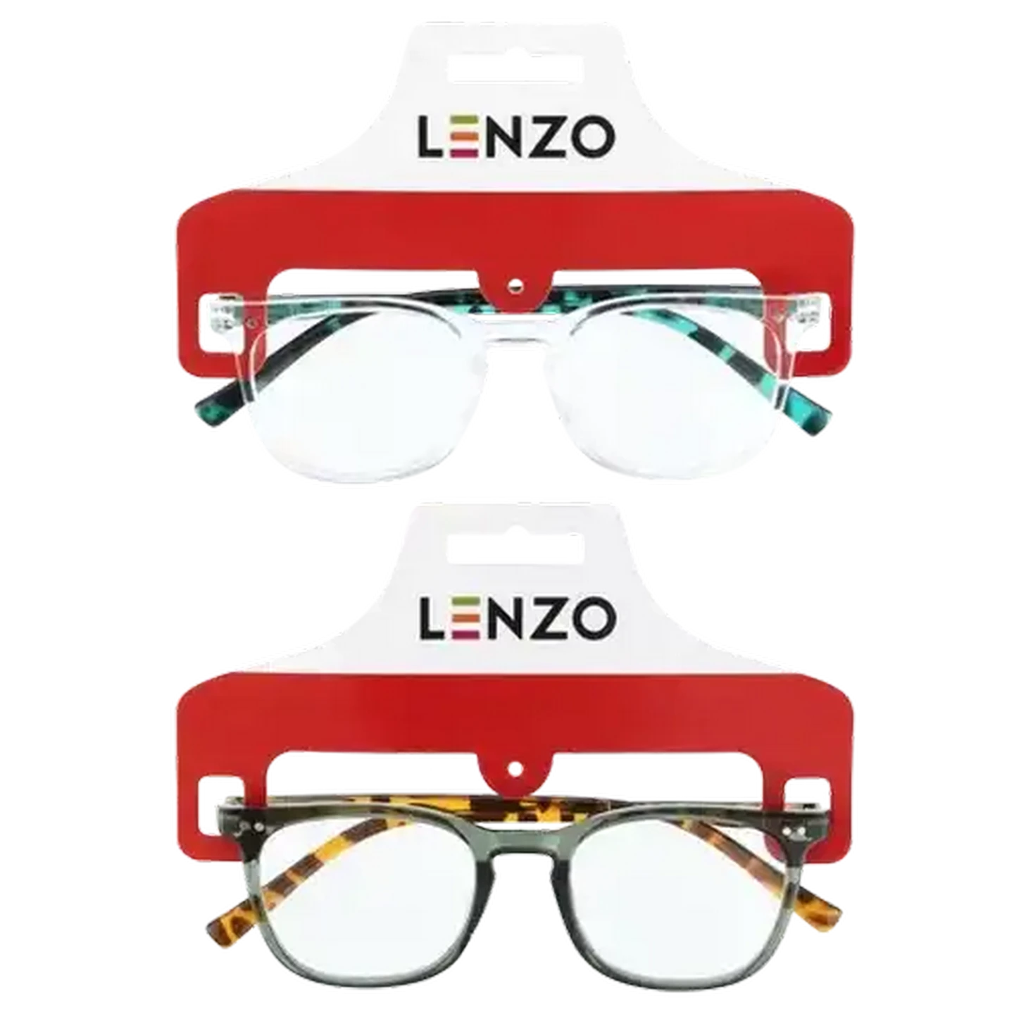 Image of LENZO Designer Eyes +1.0 Round Candy Frame Reading Glasses (Colour May Vary)​
