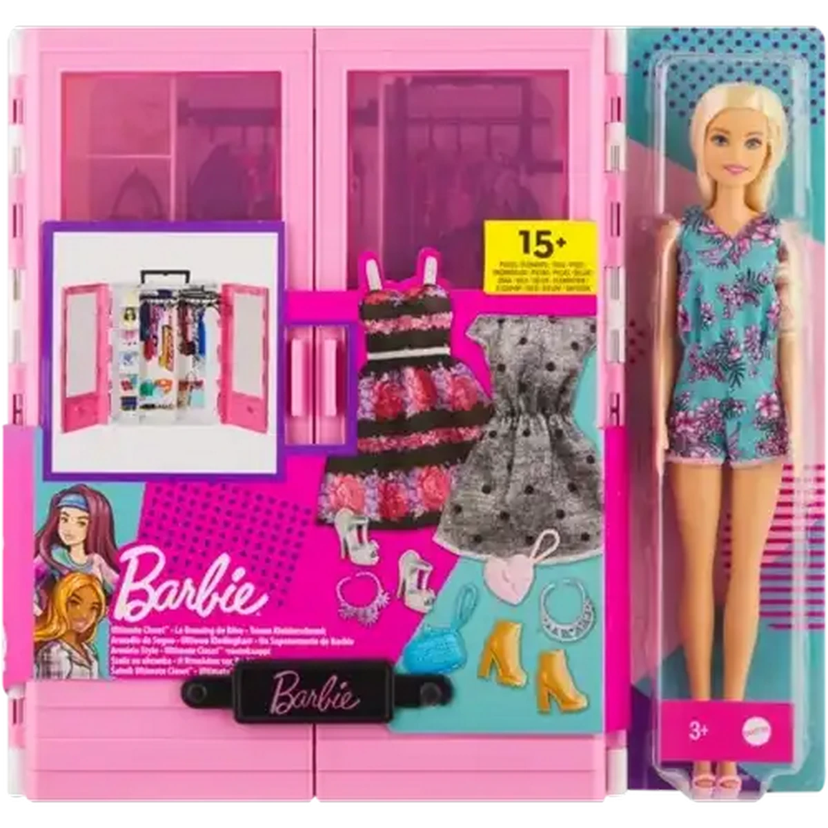 Checkers Sixty60 | Barbie Doll & Ultimate Closet Playset 3 Years
