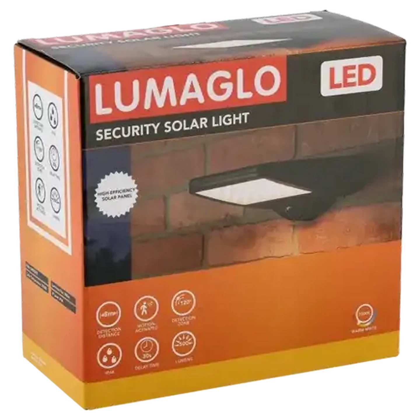 Image of Lumaglo Solar Security LED Light 500 Lumens