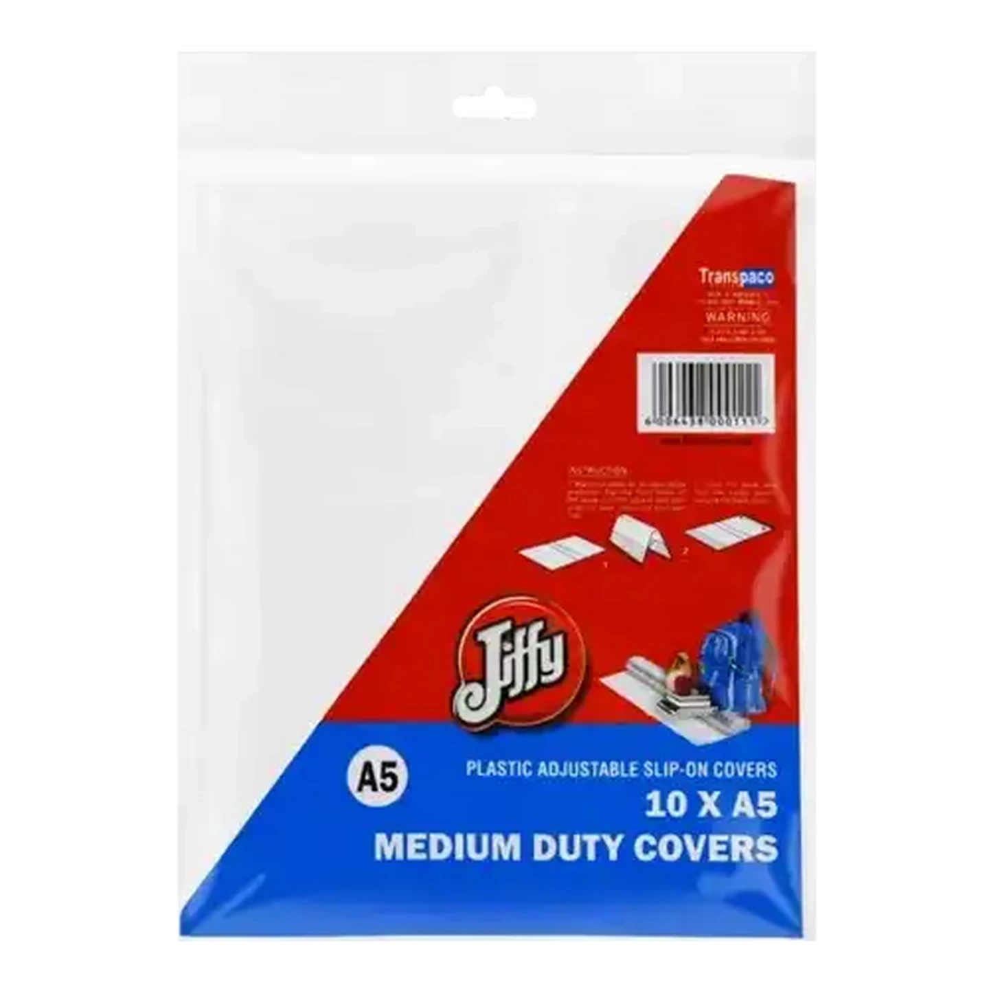 Checkers Sixty60 | Jiffy A5 Transparent Adjustable Slip-on Book