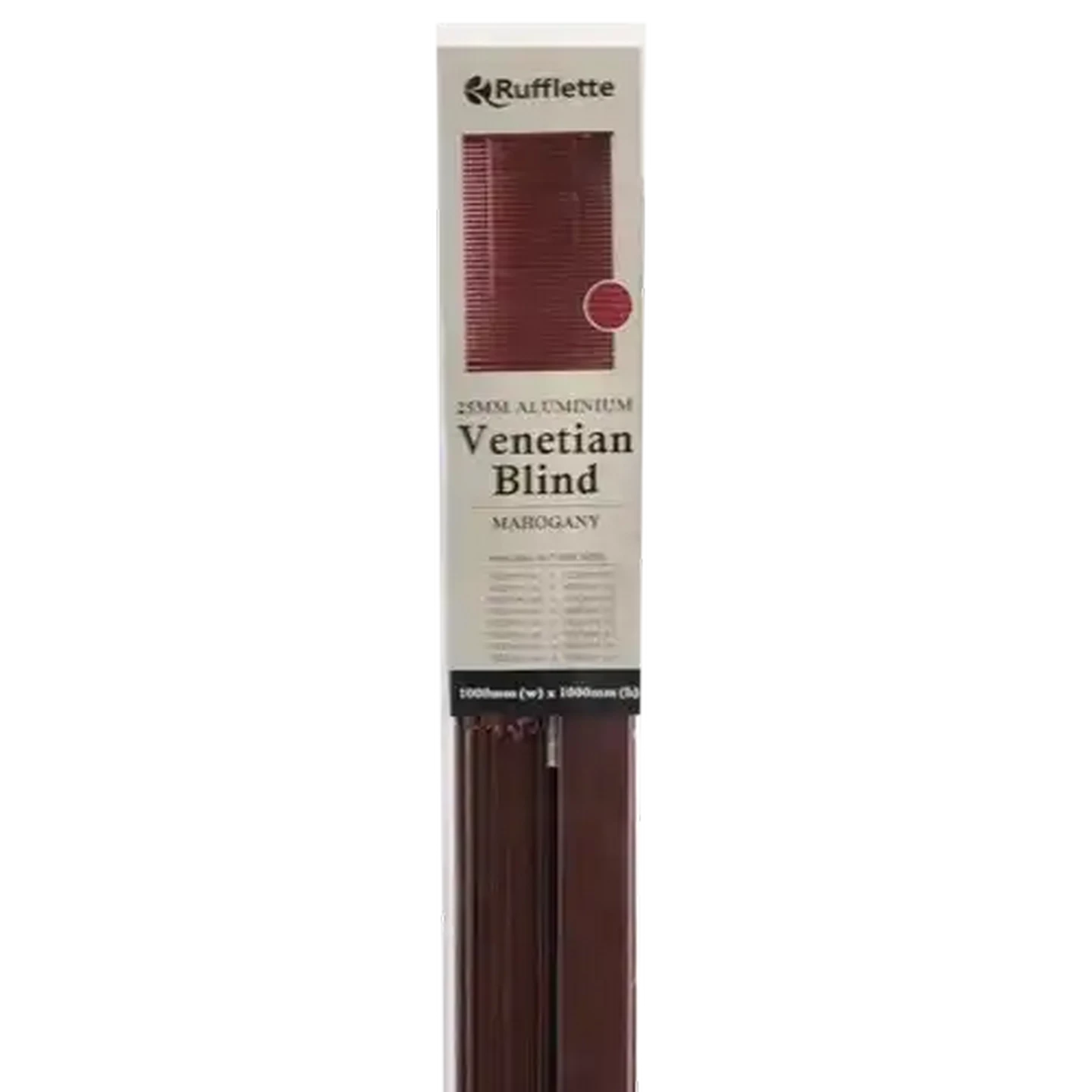 Image of Rufflette Venetian Mahogany Aluminium Blinds 1000 x 1000