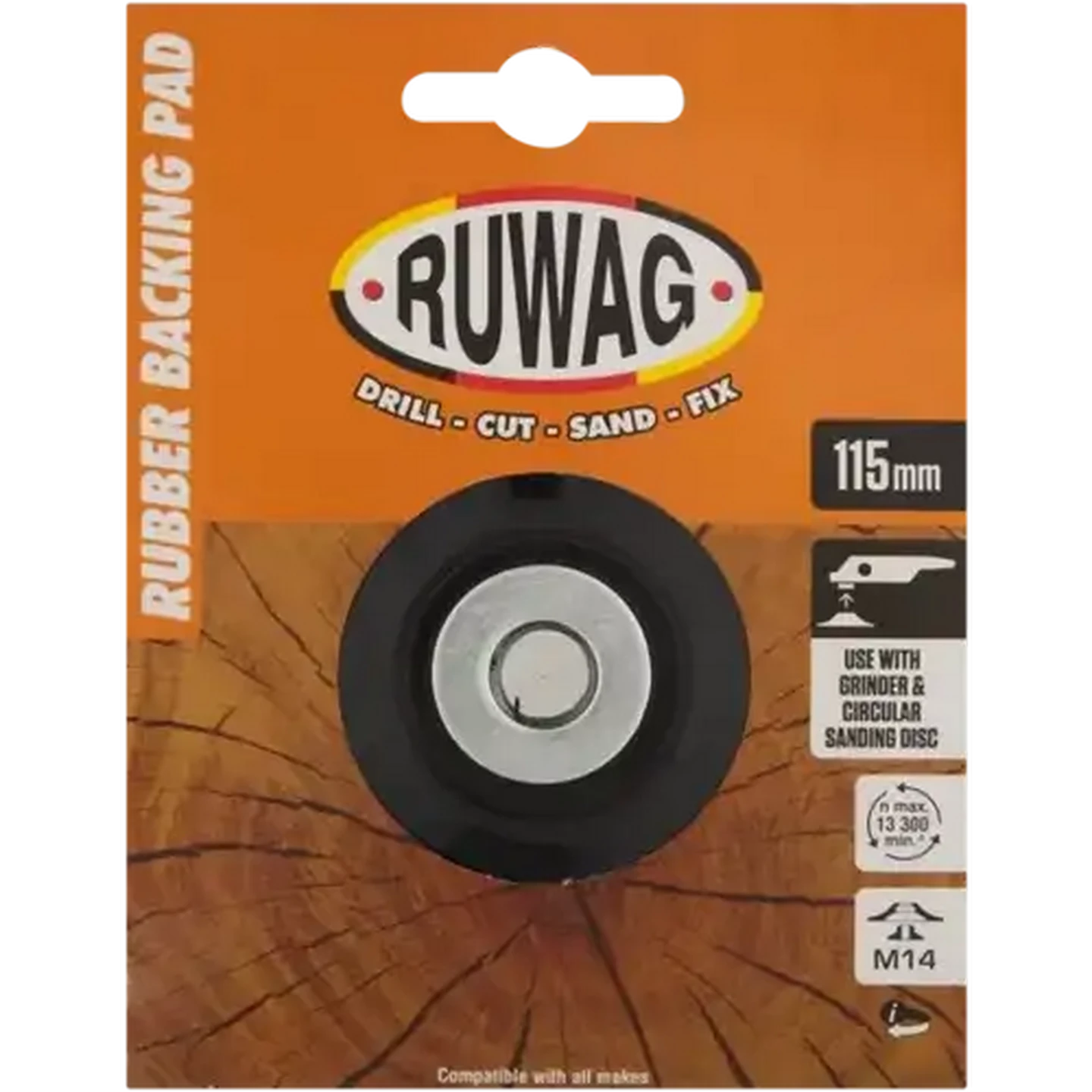 Checkers Sixty60 | Ruwag Rubber Backing Pad 115mm