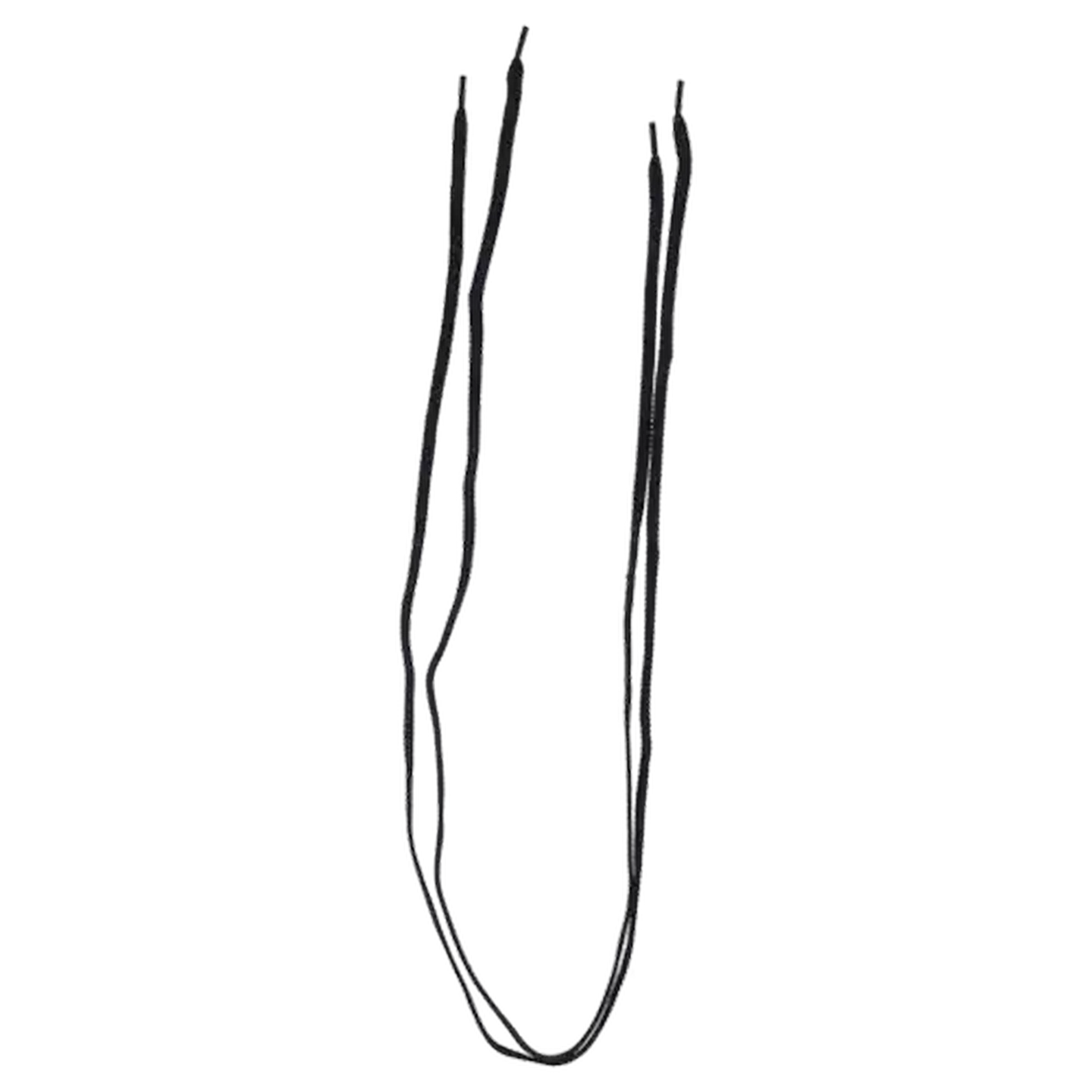Image of Millor Flat Black Shoelaces 90cm