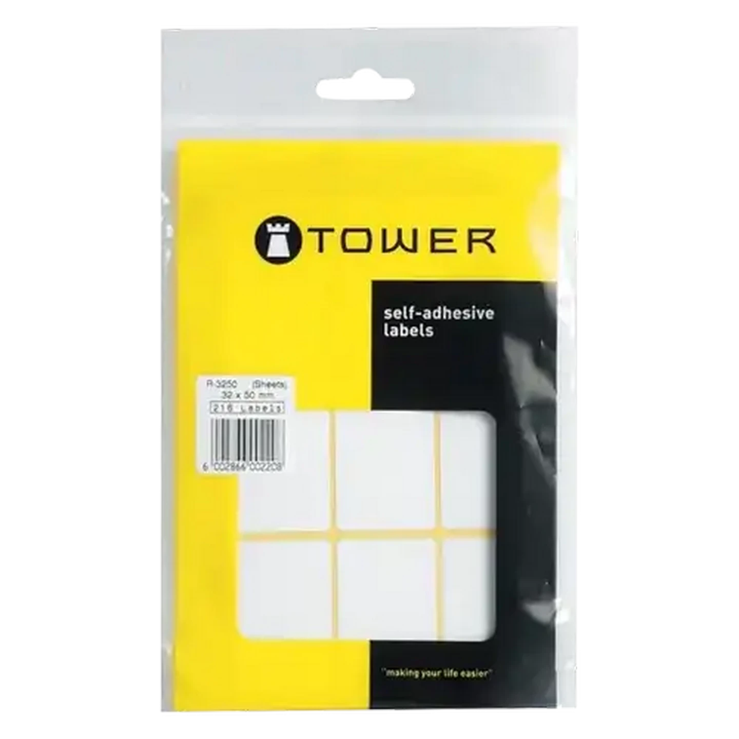 Checkers Sixty60 | TOWER Self-Adhesive Labels 32 x 50mm