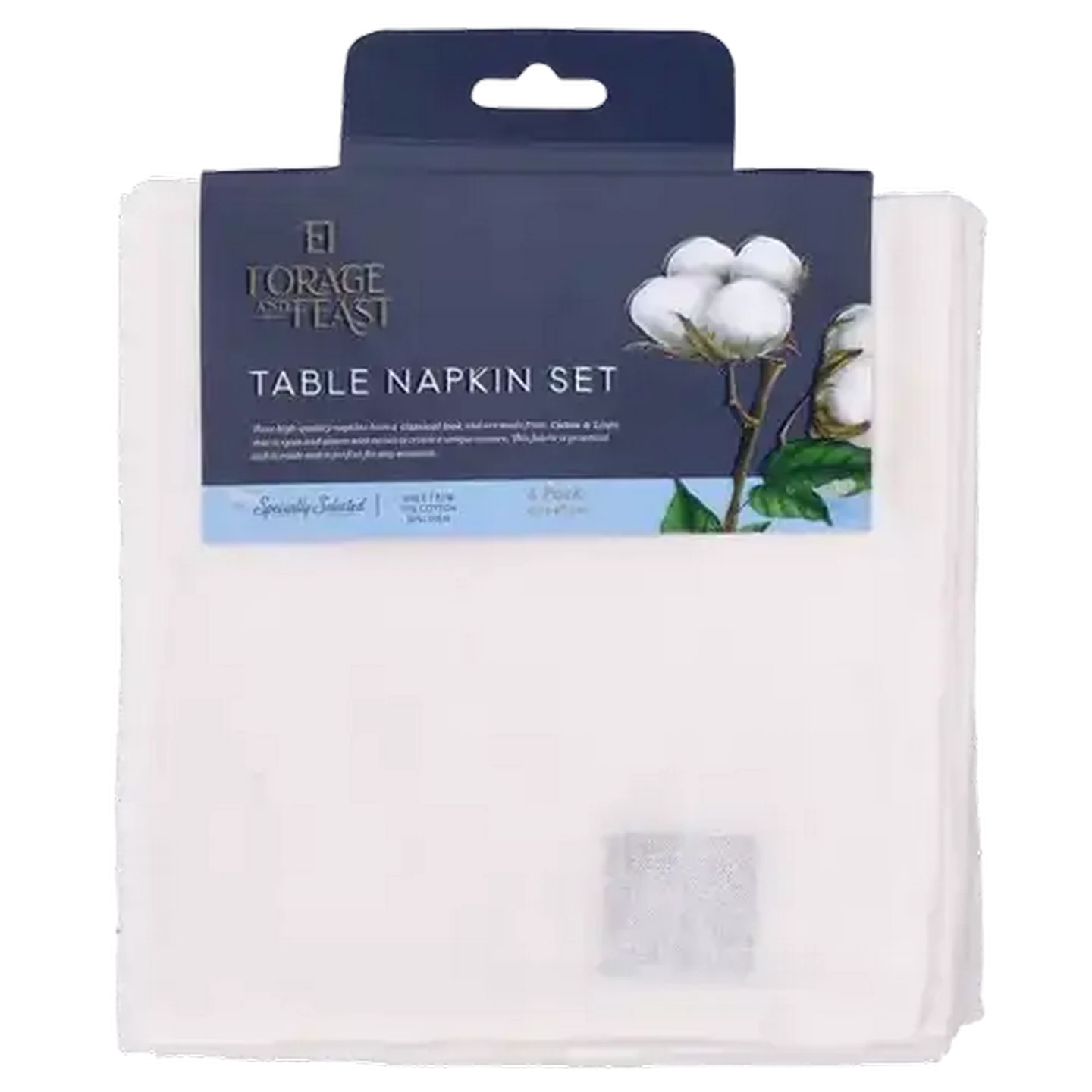 Image of Forage And Feast Stone Table Napkins 40 x 40cm 4-Pack