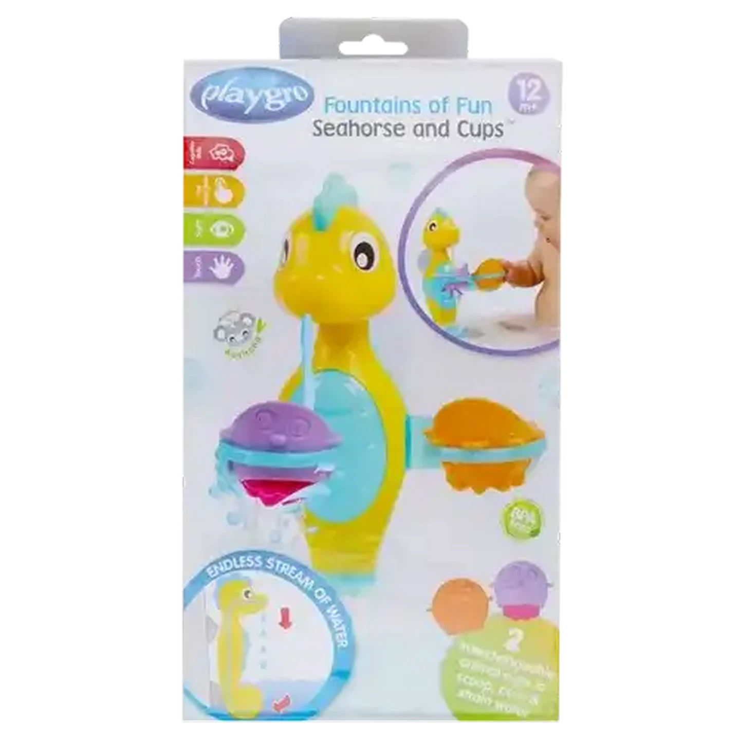 Image of Playgro Seahorse Bath Toy 0 Months+