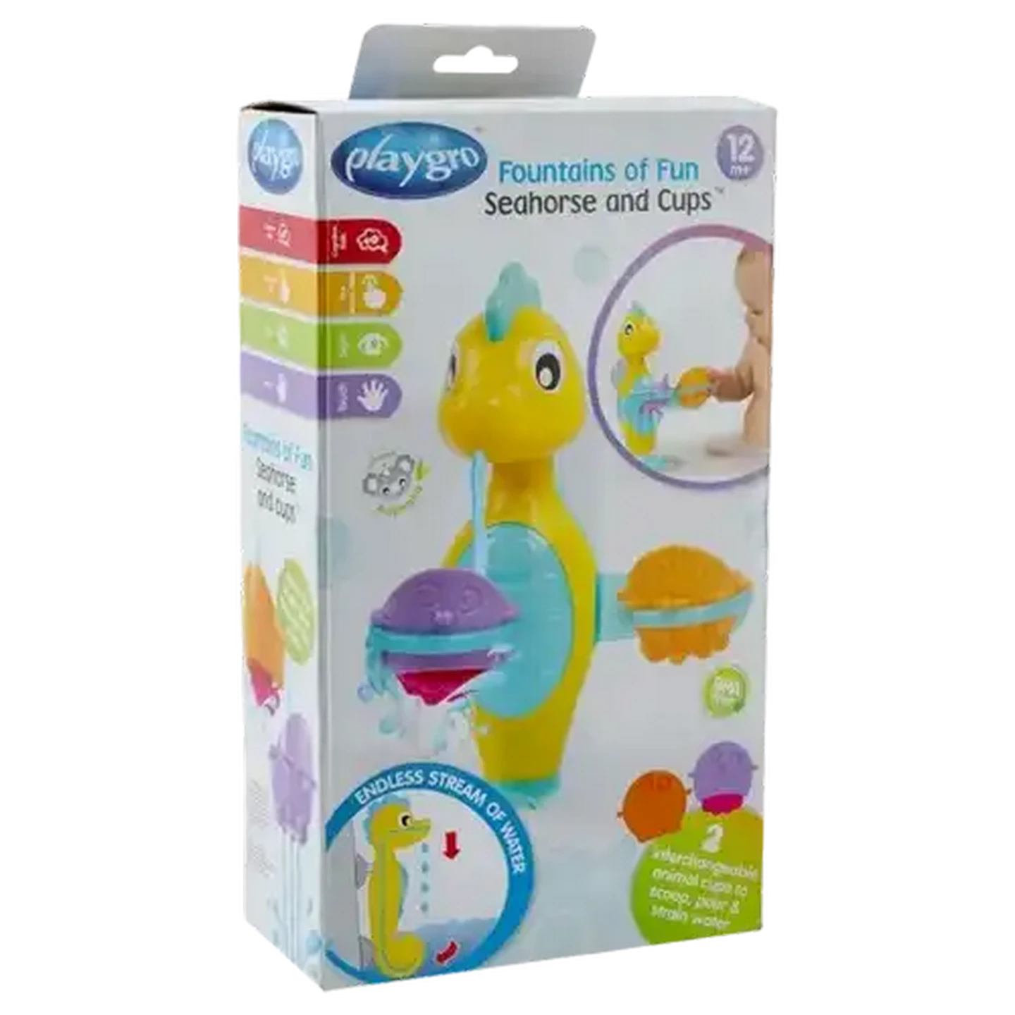 Image of Playgro Seahorse Bath Toy 0 Months+