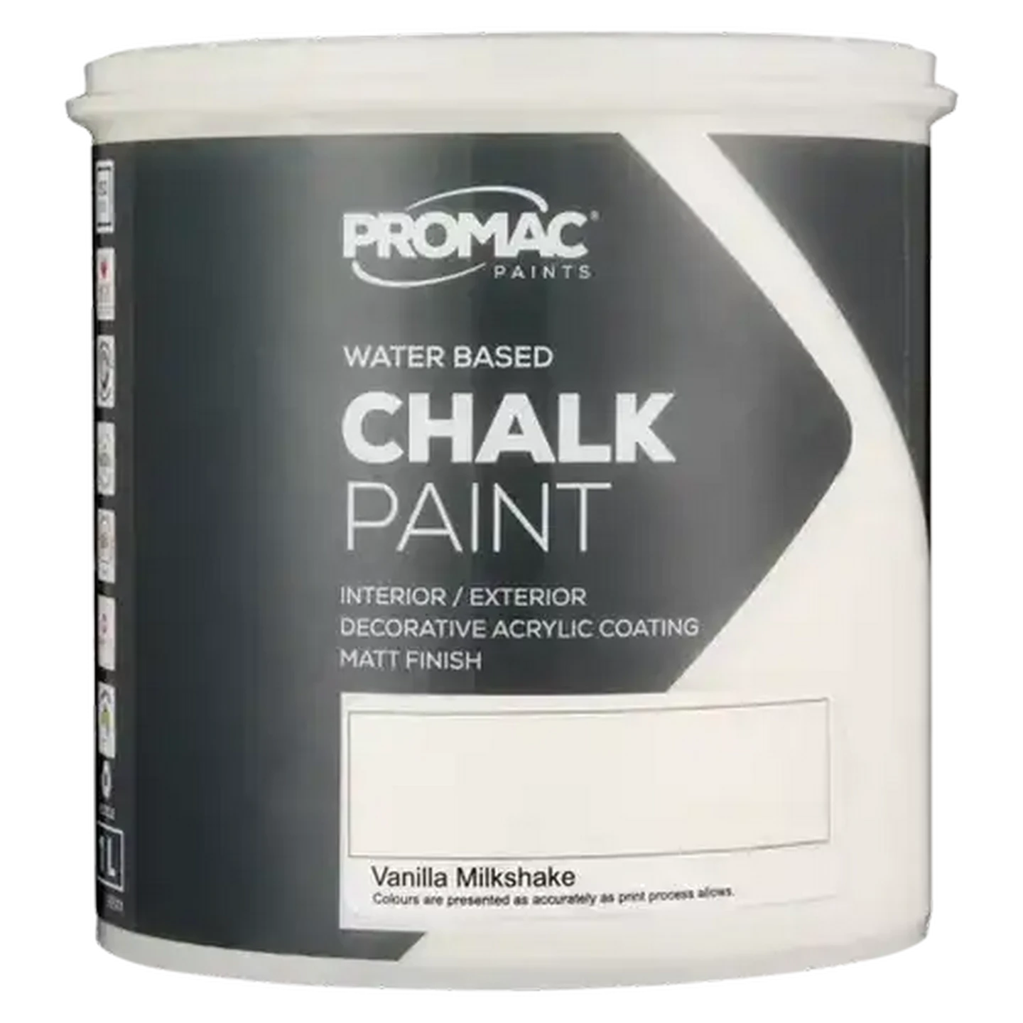 Image of Promac Paints Chalk Walls Vanilla Milkshake Paint 1L