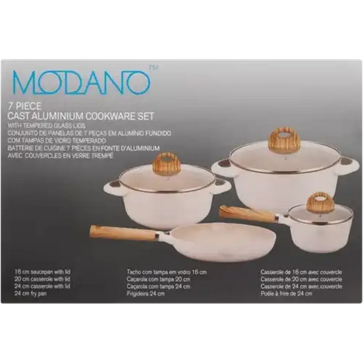 Checkers Sixty60 | Inertia Modano Cast Aluminium Cookware Set 7 Piece