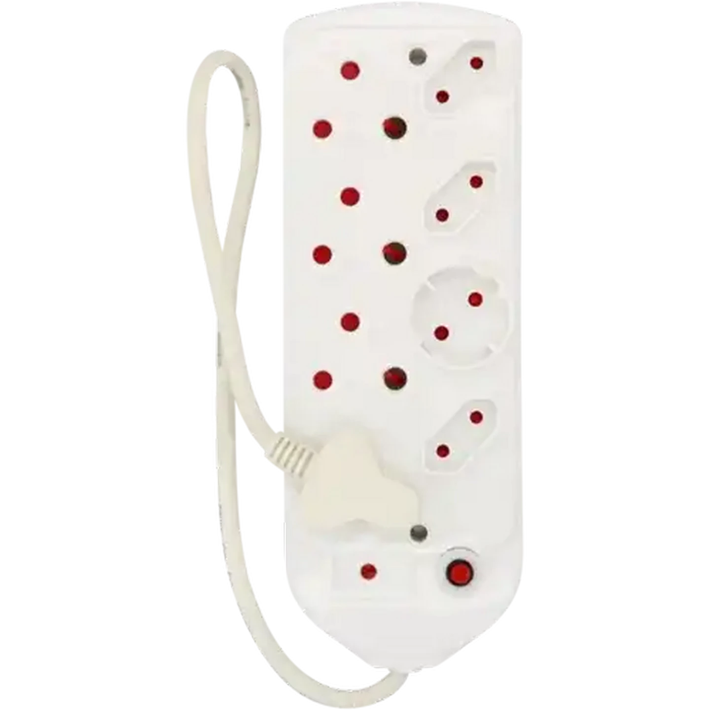 Image of SCE White 8-Way Multiplug