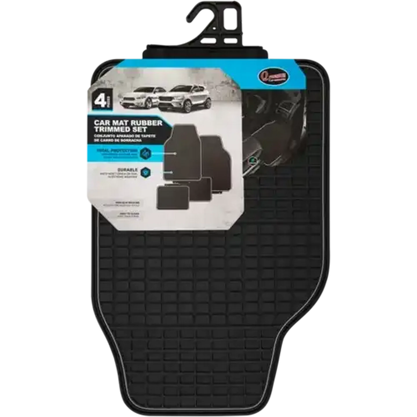 Image of Q Premium Trimmed Car Mat Set 4 Piece
