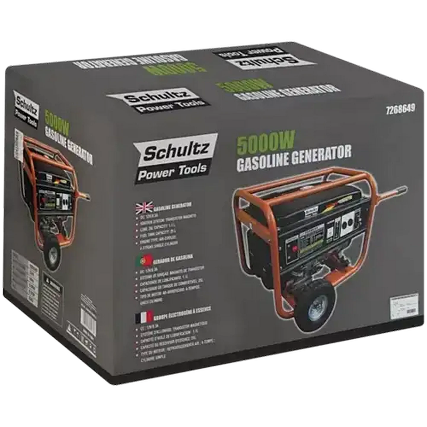 Image of Schultz Power Tools Petrol Generator 5000W