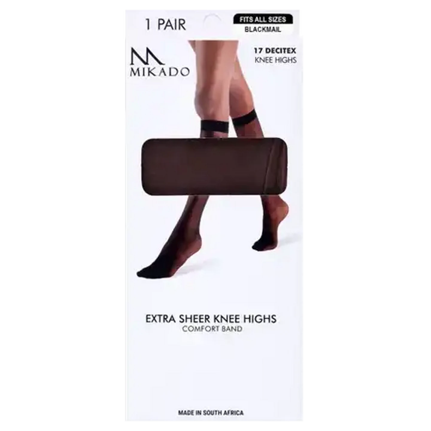 Image of Mikado Blackmail Extra Sheer Knee Highs