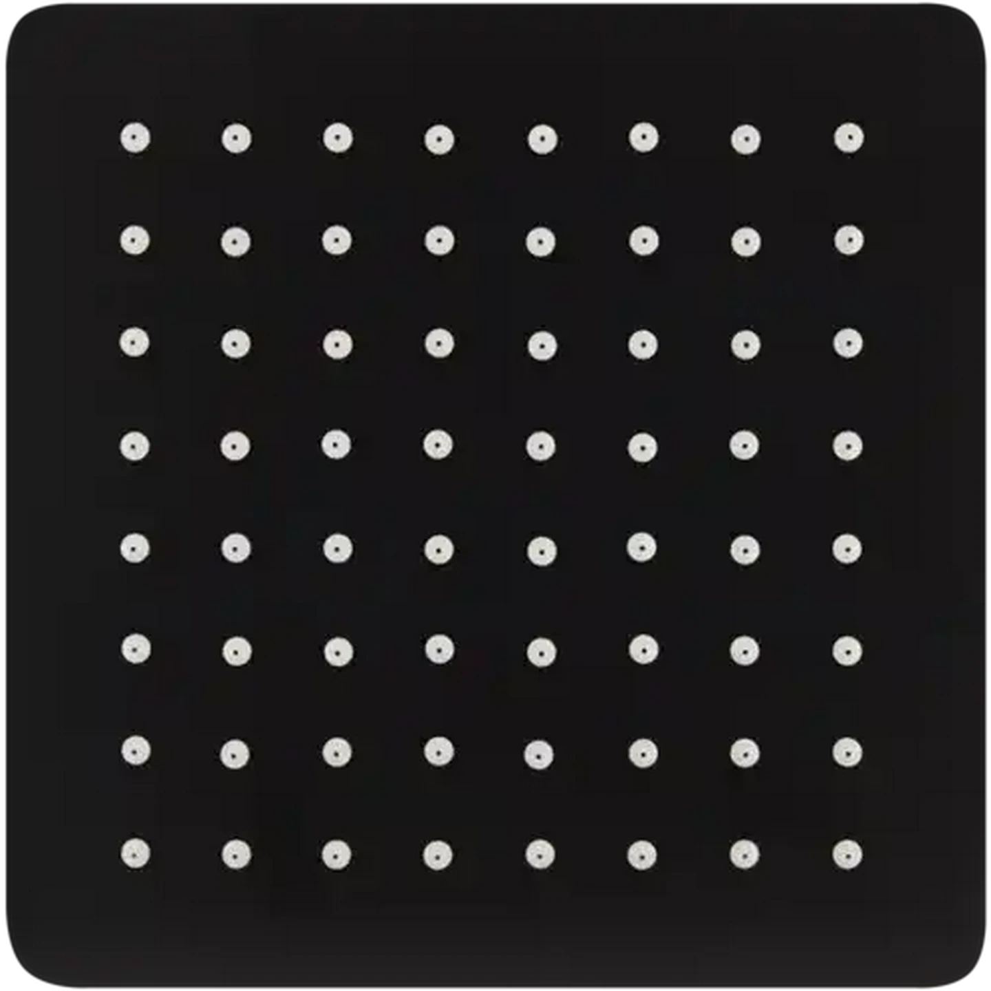 Image of Wildberry Matte Black Super Slim Square Shower Head 200mm