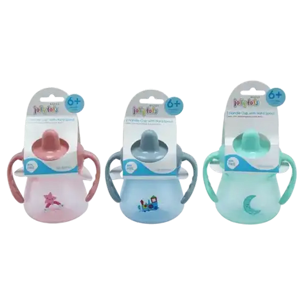 Shoprite ZA | Jolly Tots Two Handle Hard Spout Cup 6 Months +