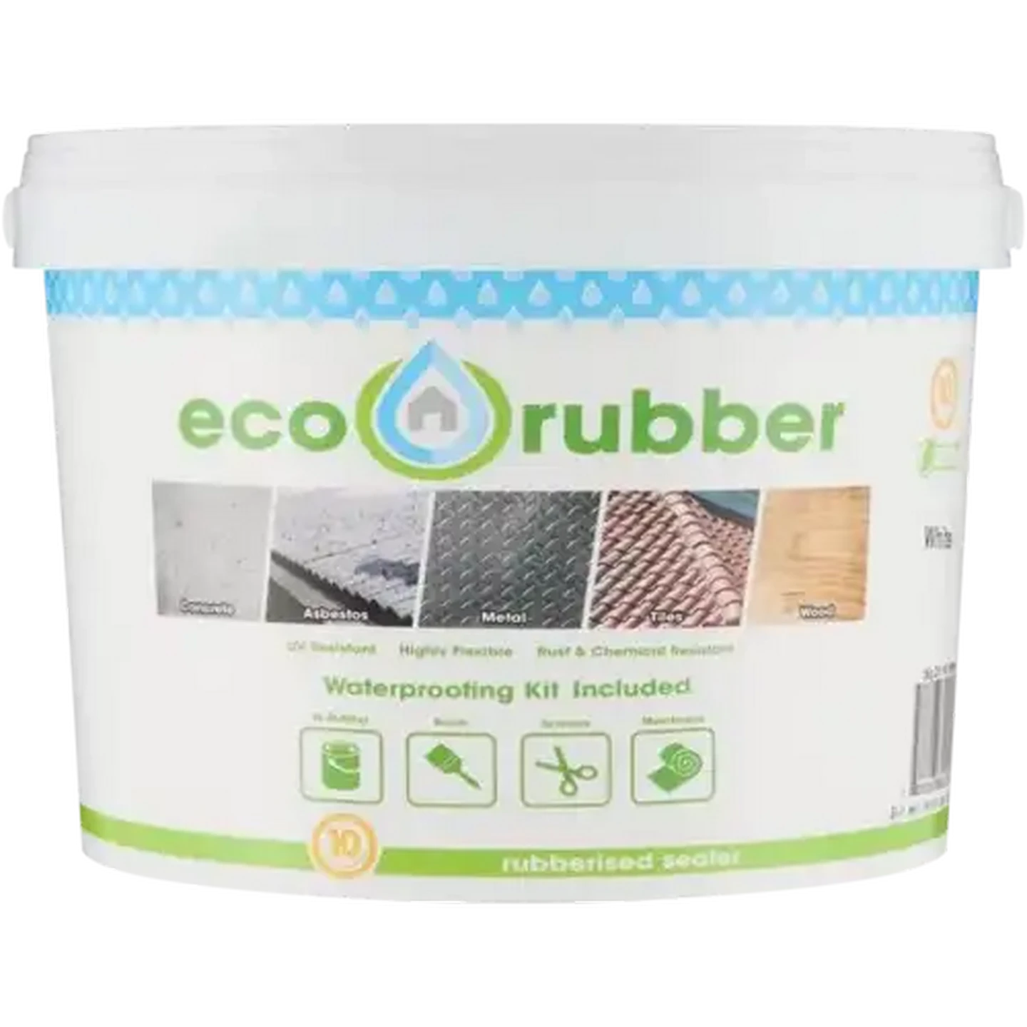 Image of Eco Rubber White DIY Waterproofing Kit 5kg