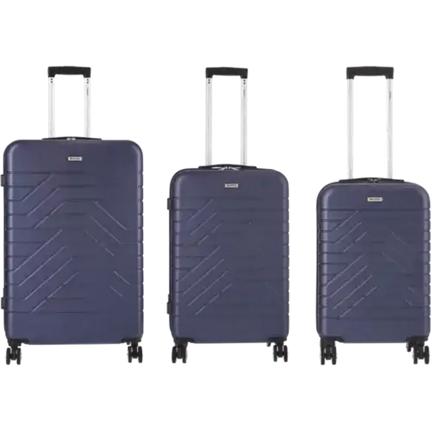 Blue Sky （3点セット） Checkers Sixty60 | Skyflite Navy Blue Trolley Suitcase Set 3 Piece