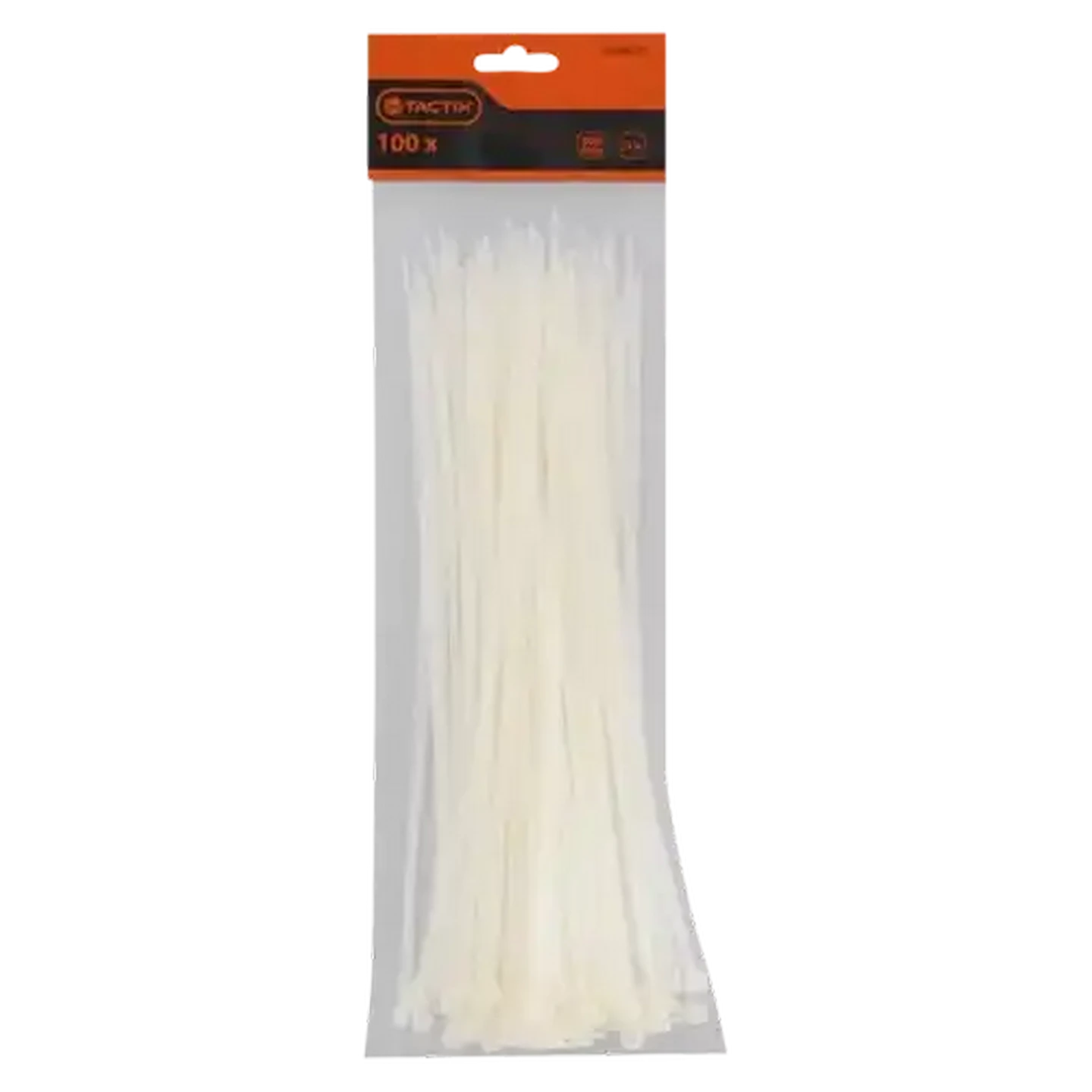 Image of Tactix White Cable Ties 100 x 300mm