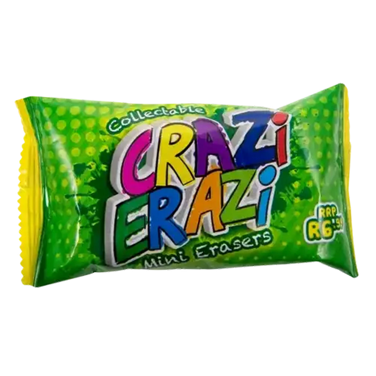 Checkers Sixty60 | Crazi Erazi Green Collectable Mini Eraser