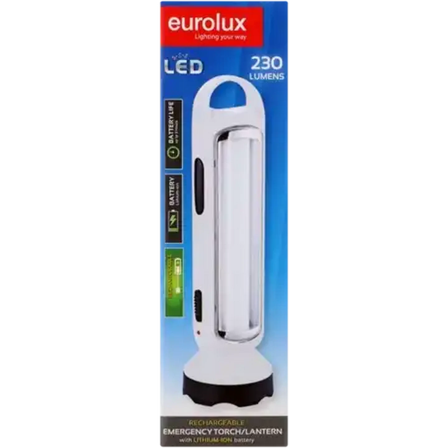 Image of Eurolux FS275 White Rechargeable LED Emergency Light 3W