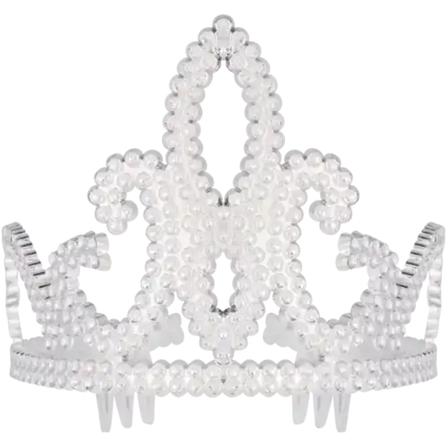 ꧁T̆̈Ĭ̈Ă̈R̆̈Ă̈꧂ Checkers Sixty60 | Party Xpress Silver Princess Tiara