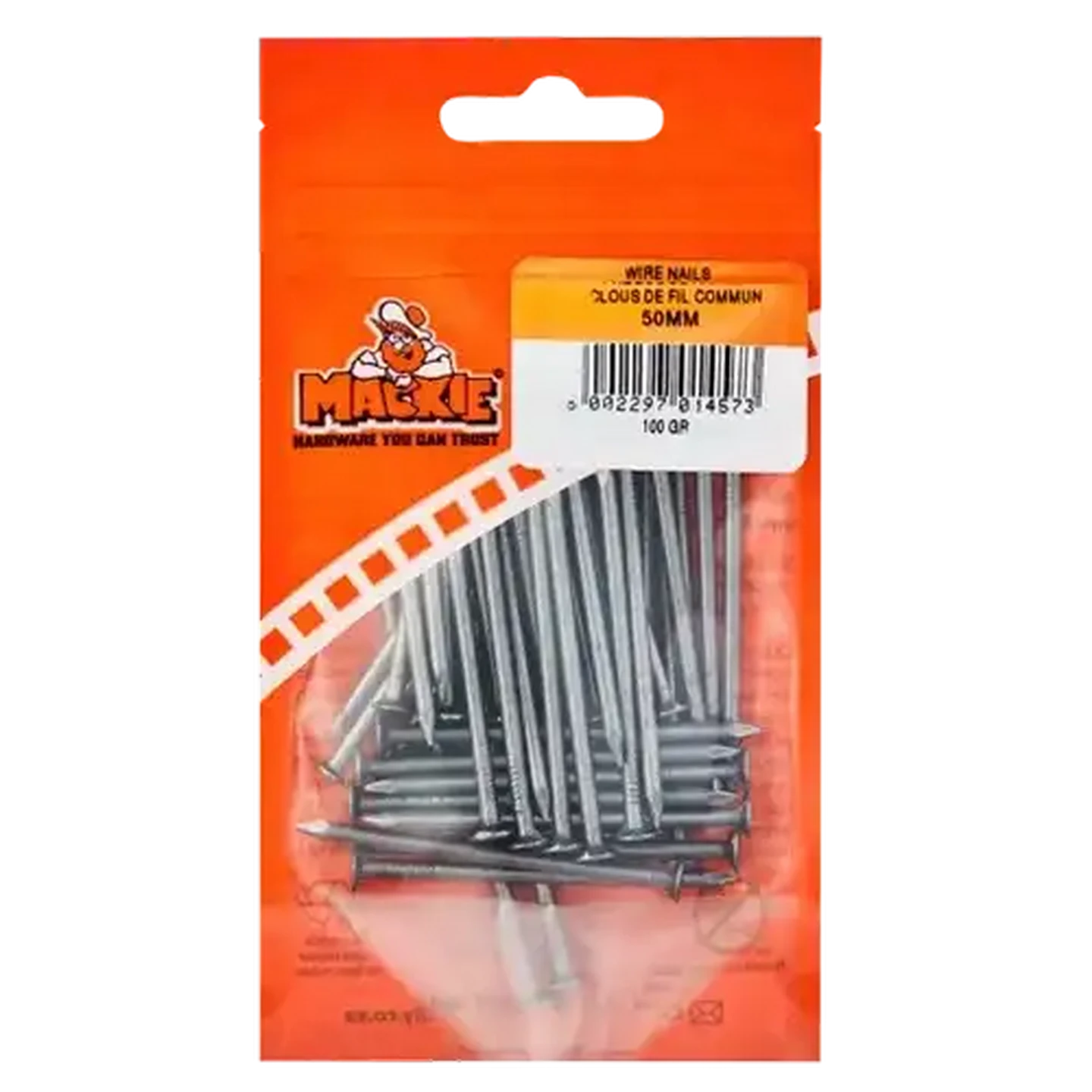 Image of Mackie Wire Nail 50mm 100g