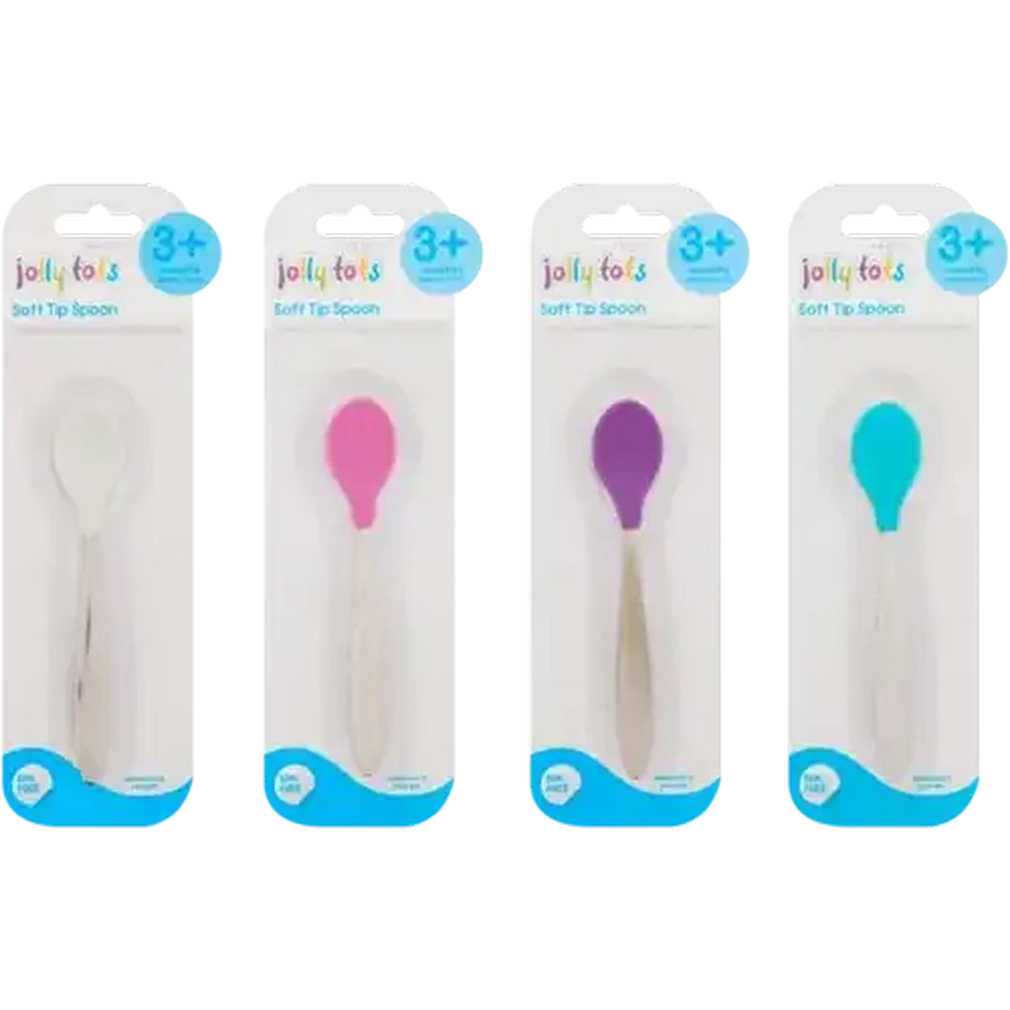 Image of Jolly Tots Soft Tip Spoon 3+ Months (Colour May Vary)