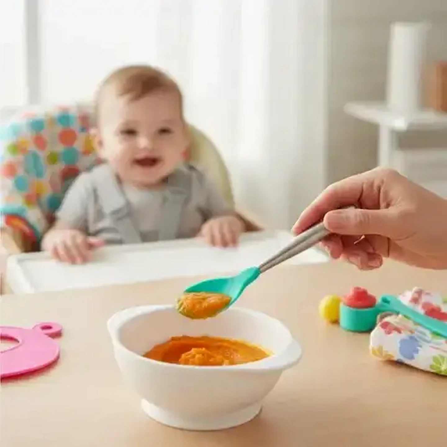 Image of Jolly Tots Soft Tip Spoon 3+ Months (Colour May Vary)