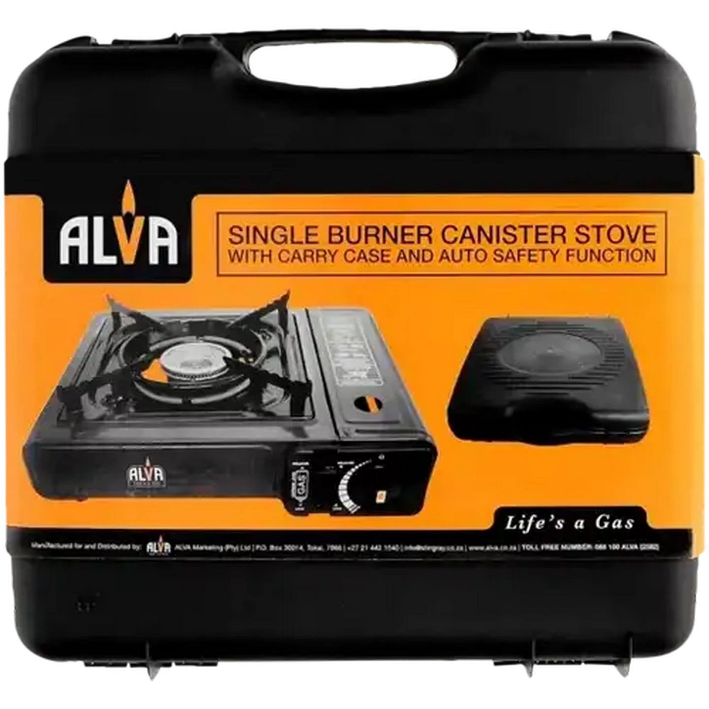 Image of Alva Black Single Burner Canister Stove