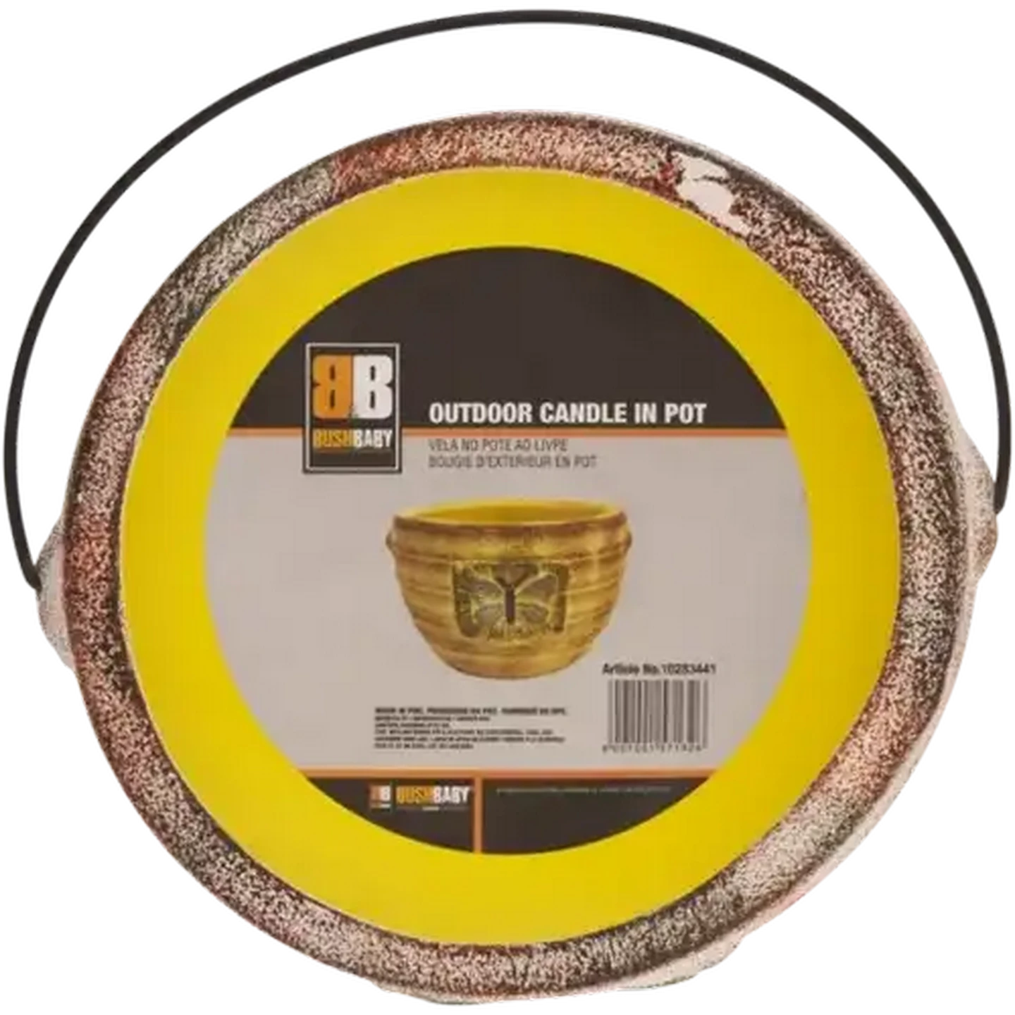 Image of Bush Baby Large Citronella Outdoor Candle Pot