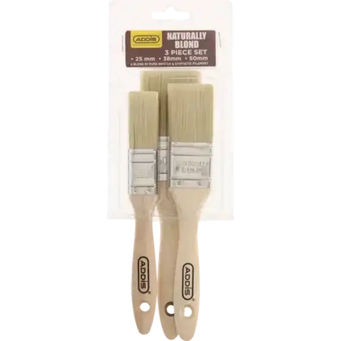Image of ADDIS Blond Paint Brush Set 3 Piece